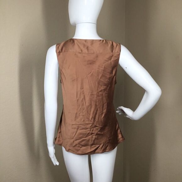 Halogen V-Neck Satin Tank C4 - Picture 3 of 7